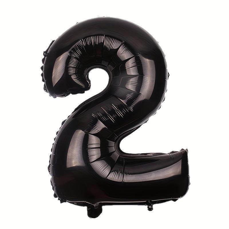 1pc 30 inch Number Aluminum Film Balloon Birthday Party Decoration