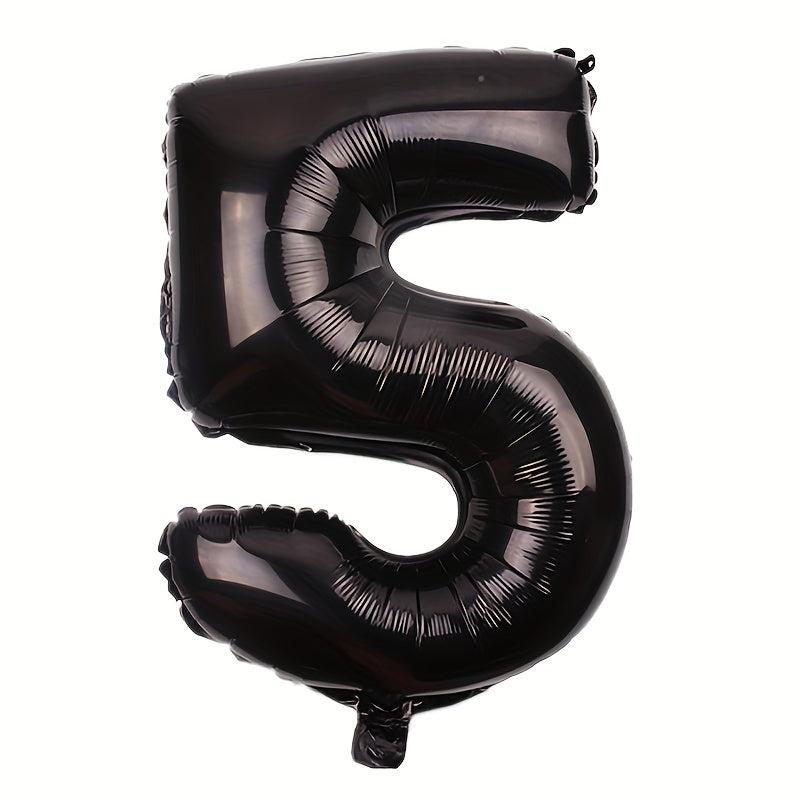 1pc 30 inch Number Aluminum Film Balloon Birthday Party Decoration
