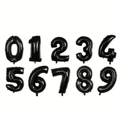 1pc 30 inch Number Aluminum Film Balloon Birthday Party Decoration