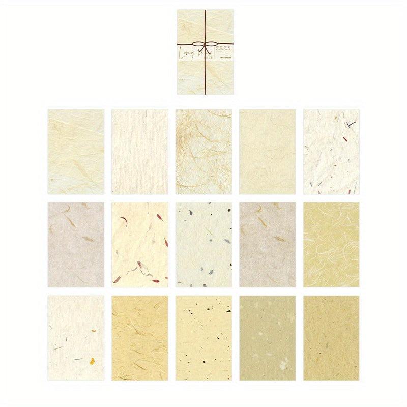 30pcs Texture Collage Paper Pack Junk Journal Scrapbooking DIY Craft Vintage Dec