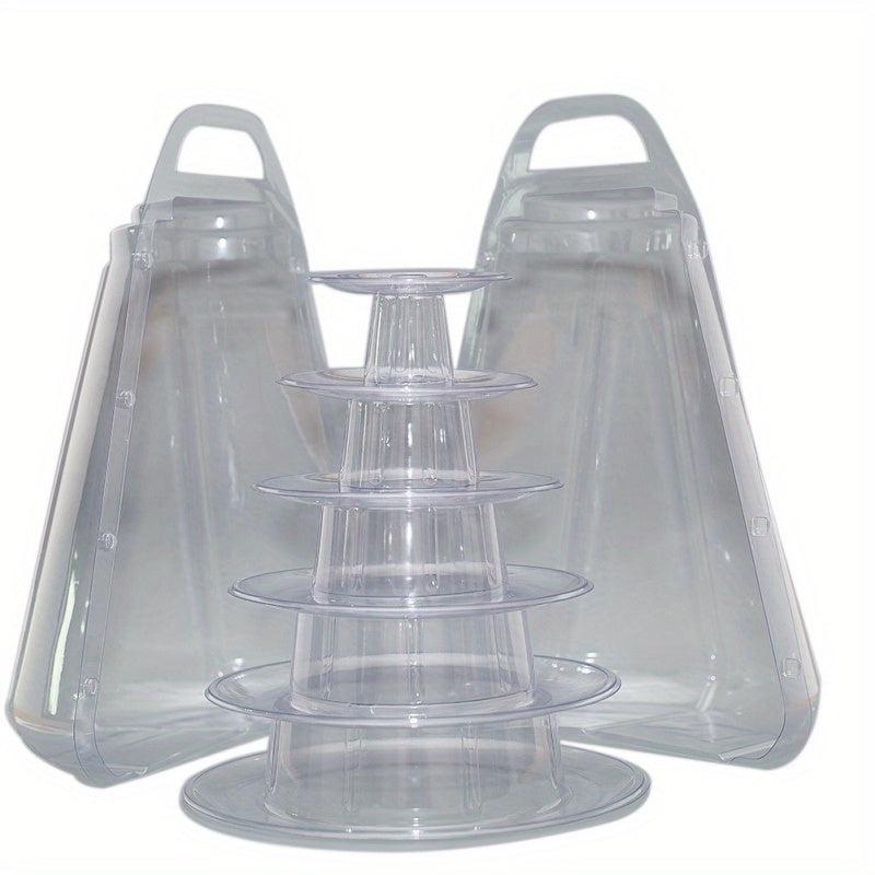 6 Layer Macaron Display Stand Cupcake Tower Rack Cake Stand