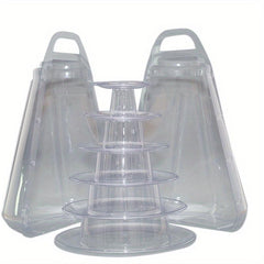 6 Layer Macaron Display Stand Cupcake Tower Rack Cake Stand