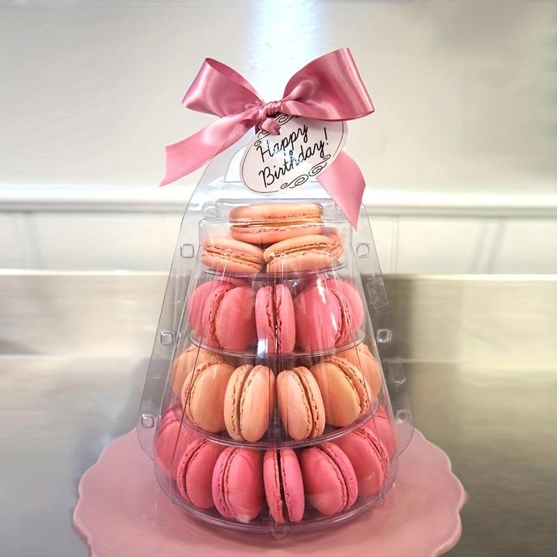 6 Layer Macaron Display Stand Cupcake Tower Rack Cake Stand