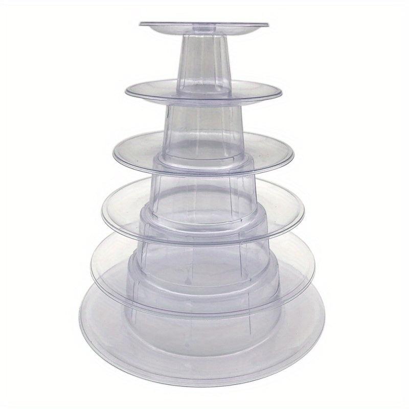 6 Layer Macaron Display Stand Cupcake Tower Rack Cake Stand