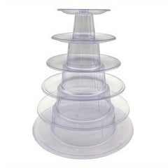 6 Layer Macaron Display Stand Cupcake Tower Rack Cake Stand