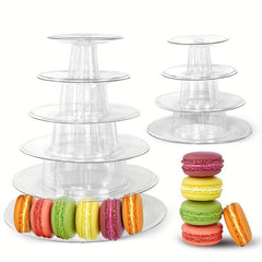 6 Layer Macaron Display Stand Cupcake Tower Rack Cake Stand