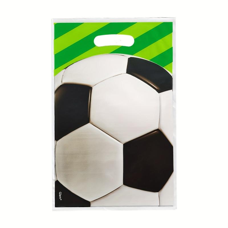 10pcs Football Pattern Gift Bags for Party Favors and Candy