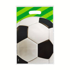 10pcs Football Pattern Gift Bags for Party Favors and Candy