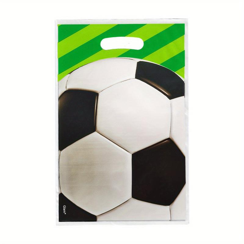 10pcs Football Pattern Gift Bags for Party Favors and Candy
