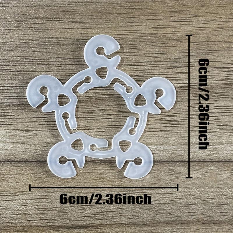 60pcs Balloon Arch Buckle Plum Blossom Clip Party Wedding Supplies