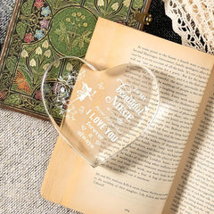 Personalized Niece From Aunt Acrylic Paperweight Engraved To My Niece Saying