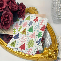 16pcs Colorful Christmas Party Paper Napkins 39.88x33.02cm
