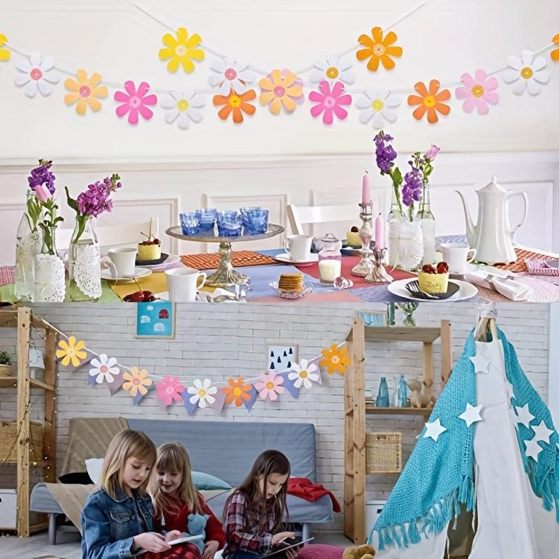 Daisy Garland Banner for Birthdays and Home Decor
