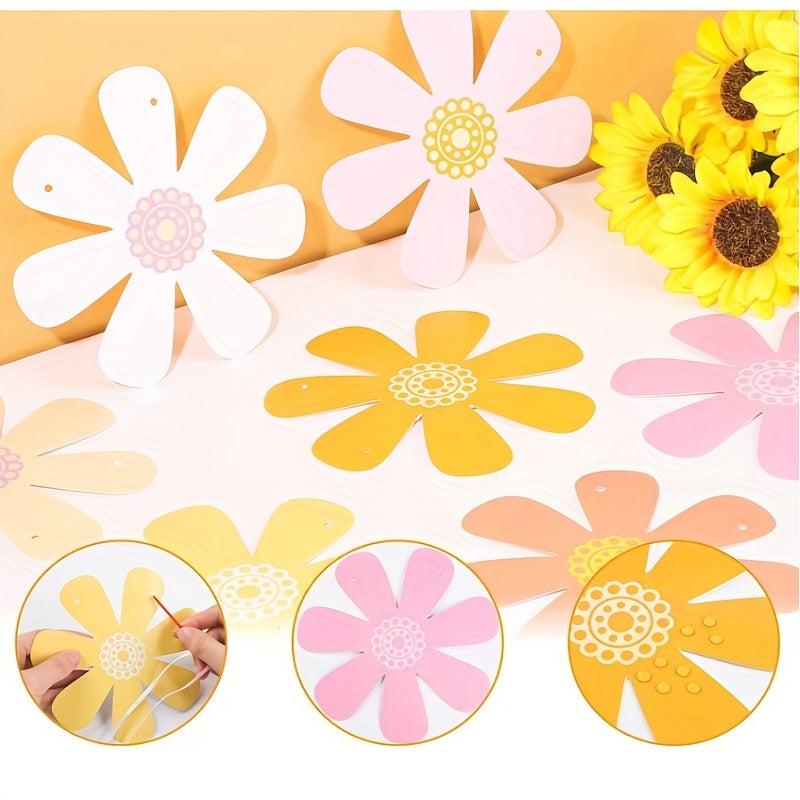 Daisy Garland Banner for Birthdays and Home Decor
