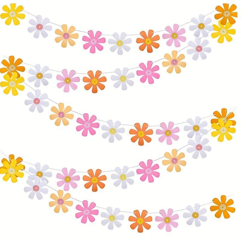 Daisy Garland Banner for Birthdays and Home Decor