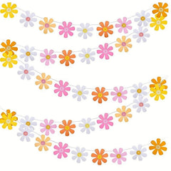 Daisy Garland Banner for Birthdays and Home Decor