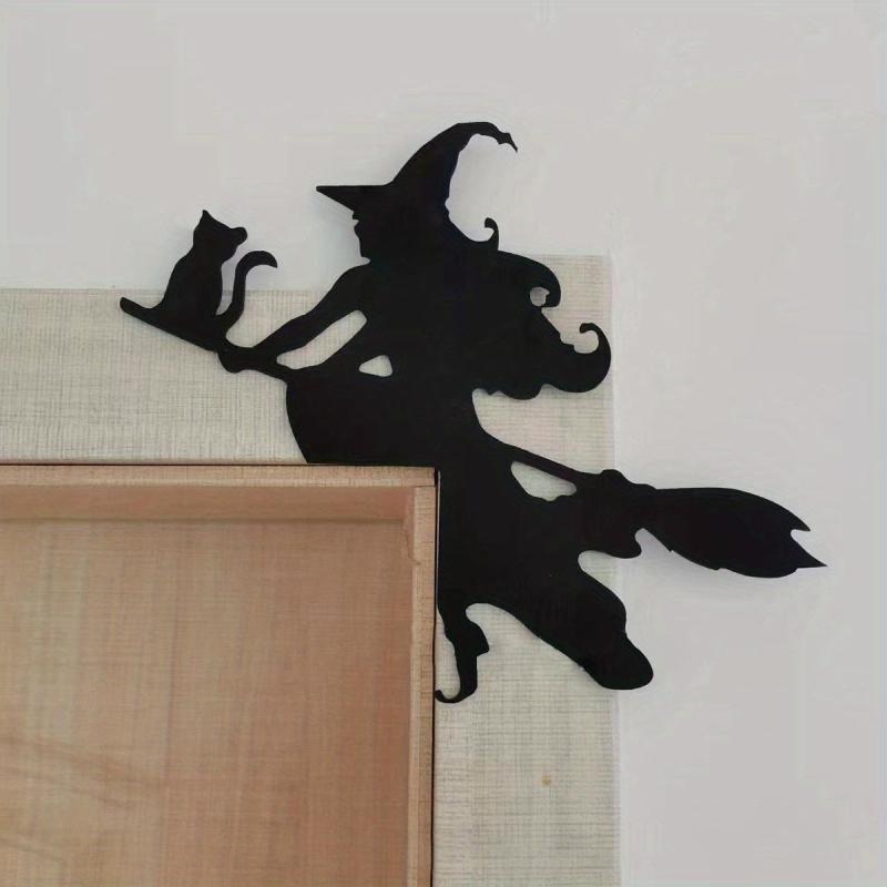 Halloween Felt Door Corner Decoration Witch Crow Cat Cabinet Crafts