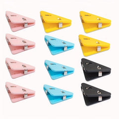 Plastic Corner Clip File Storage Clip Creative Fixed Paper Triangle Book Clip