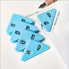 Plastic Corner Clip File Storage Clip Creative Fixed Paper Triangle Book Clip