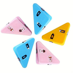Plastic Corner Clip File Storage Clip Creative Fixed Paper Triangle Book Clip