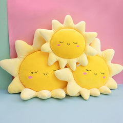 Cartoon Plush Cloud Pillow Sunshine Star Toy Stuffed Doll Sofa Cushion Decor