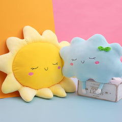 Cartoon Plush Cloud Pillow Sunshine Star Toy Stuffed Doll Sofa Cushion Decor