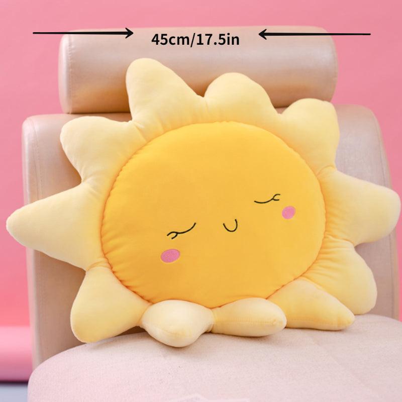 Cartoon Plush Cloud Pillow Sunshine Star Toy Stuffed Doll Sofa Cushion Decor