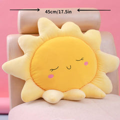 Cartoon Plush Cloud Pillow Sunshine Star Toy Stuffed Doll Sofa Cushion Decor