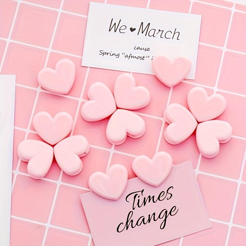 Girl Love Heart Mini Decoration Photo Clip Student Test Paper Folder