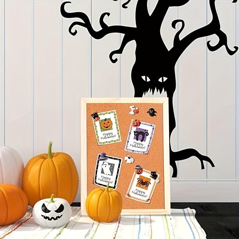 32pc Halloween Thumbtacks Pumpkin Cat Ghost Witch Push Pins