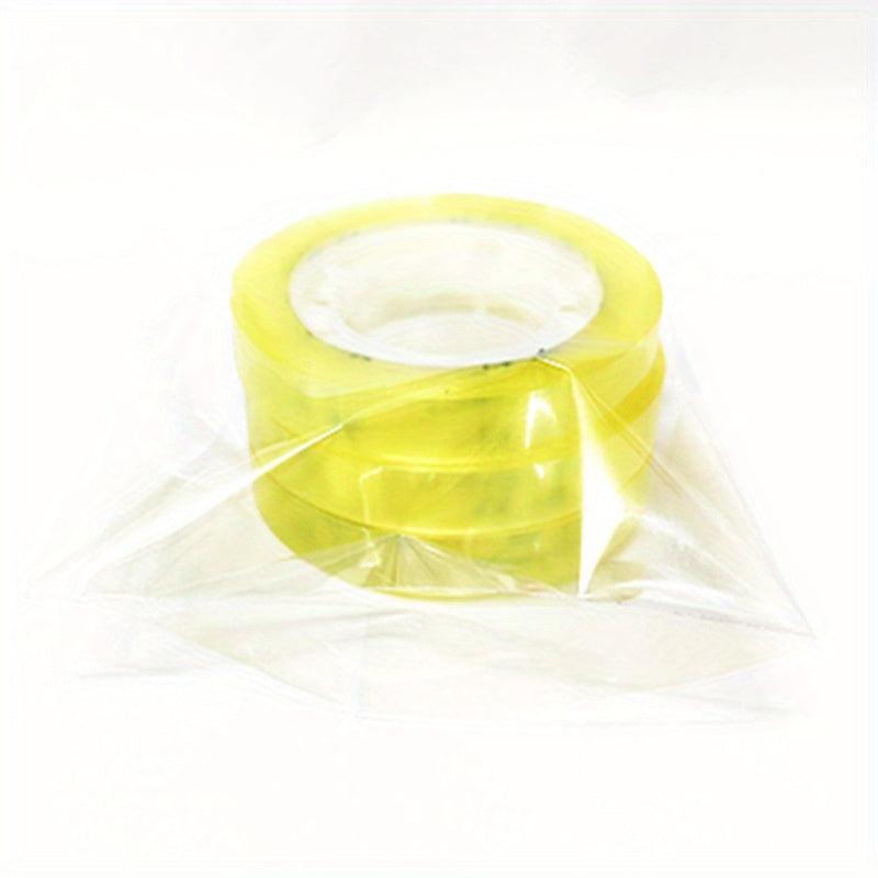 3pcs Stationery Tape Width Office Transparent Tape DIY Packaging Tools