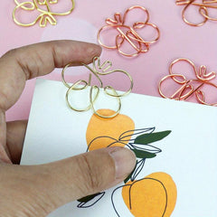 5pcs Dragonfly Butterfly Bee Paper Clips - Creative Storage & Bookmarks
