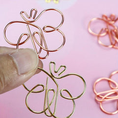 5pcs Dragonfly Butterfly Bee Paper Clips - Creative Storage & Bookmarks
