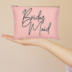 5pcs Wedding Bridal Shower Makeup Bag Bridesmaids Proposal