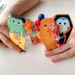 Halloween Pumpkin Ghost Candy Decoration Card Paper Clip