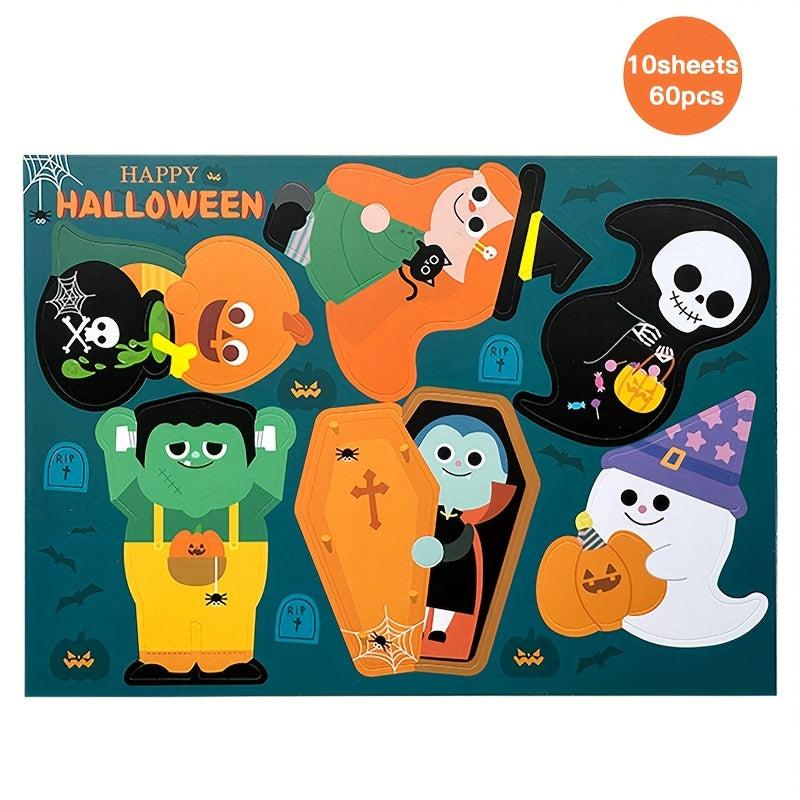 Halloween Pumpkin Ghost Candy Decoration Card Paper Clip