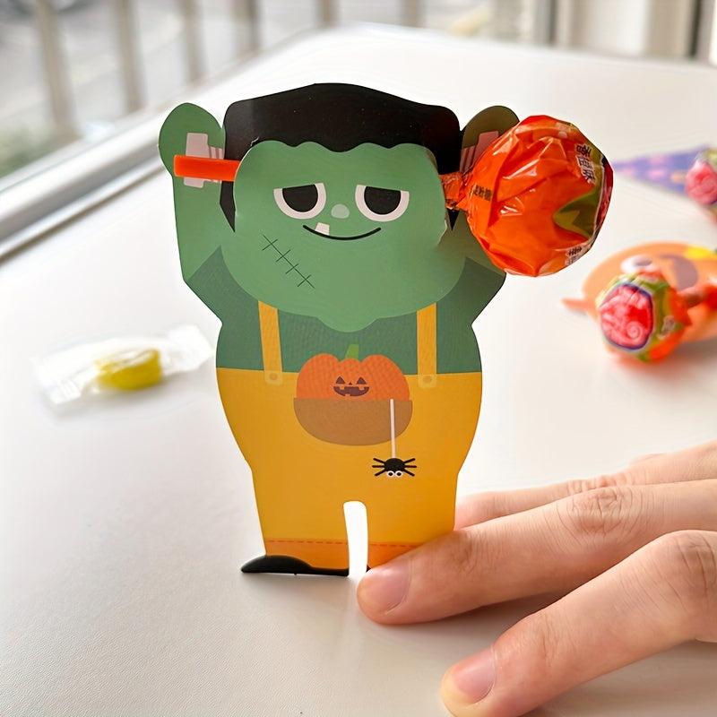 Halloween Pumpkin Ghost Candy Decoration Card Paper Clip