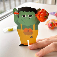 Halloween Pumpkin Ghost Candy Decoration Card Paper Clip