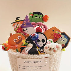 Halloween Pumpkin Ghost Candy Decoration Card Paper Clip