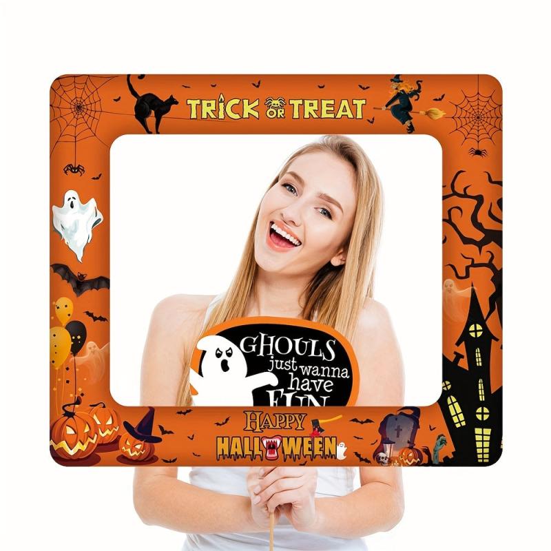 1pc Halloween Photo Booth Prop Trick Or Treat Party Decor