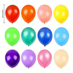 120pcs 30 48 Cm Colorful Rainbow Latex Balloons for Parties & Weddings