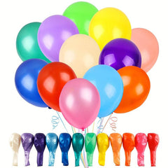 120pcs 30 48 Cm Colorful Rainbow Latex Balloons for Parties & Weddings