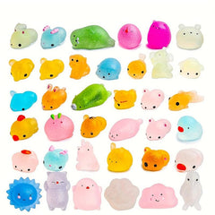Small Animal Squeeze Toys - Party Favors, Carnival Prizes, Birthday Gift
