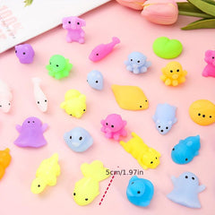 Small Animal Squeeze Toys - Party Favors, Carnival Prizes, Birthday Gift