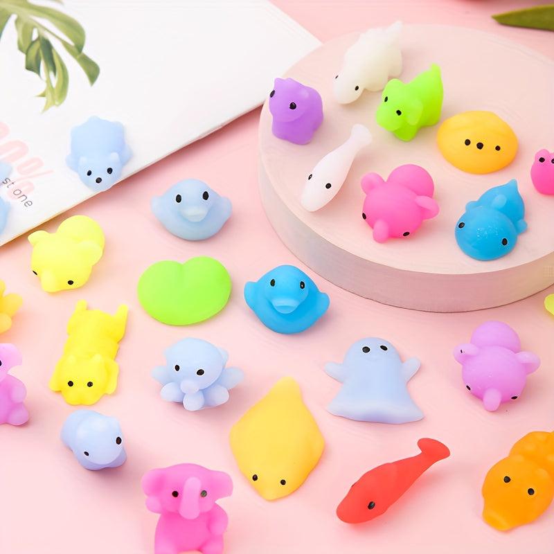 Small Animal Squeeze Toys - Party Favors, Carnival Prizes, Birthday Gift