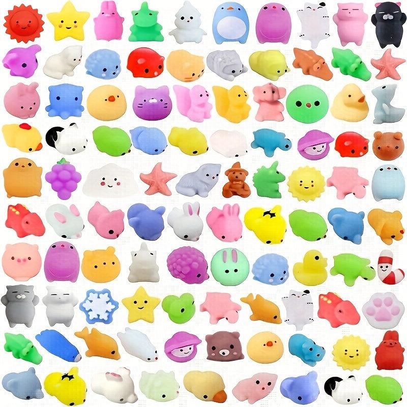 Small Animal Squeeze Toys - Party Favors, Carnival Prizes, Birthday Gift