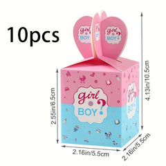10pcs Gender Reveal Party Candy Gender Reveal Party Supplies