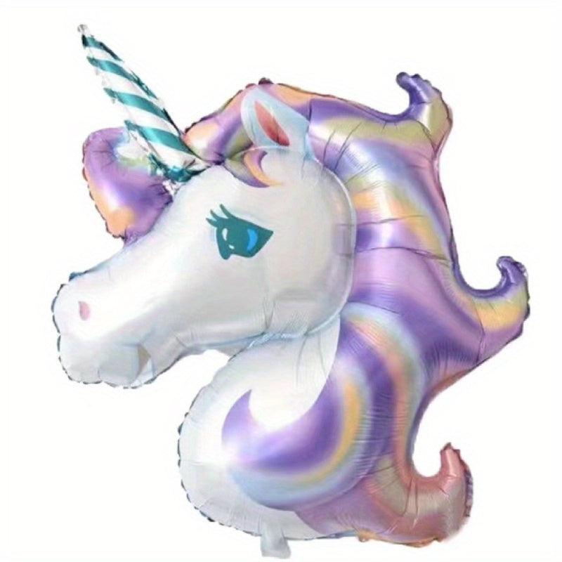 3pcs Unicorn Foil Balloon Rainbow Party Supplies Birthday Decor