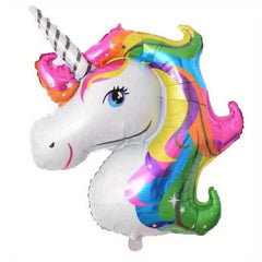 3pcs Unicorn Foil Balloon Rainbow Party Supplies Birthday Decor