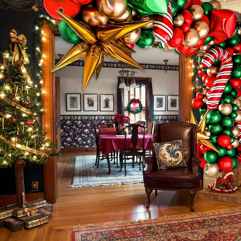 85pcs Christmas Party Decoration Balloon Set Large Arch Christmas Balloon
